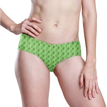 Women's Bikini Panty Tropical Hawaii Flowers Seamless Underwear