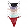6 Pack Sexy Floral Lace G-String Thong Panties L266