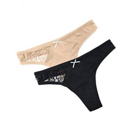 Absorbent Thong 2 Pack Period Underwear for Women