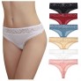 Lace G-Thongs for Women Hipster Panties -Aijolen Low Waist Seamless Sexy Underwear 6 Pack