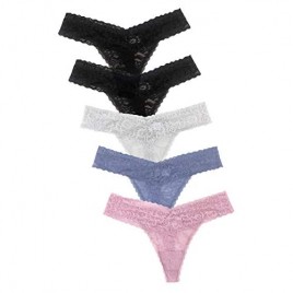 Lacy Studio Women Lace Underwear Soft Sexy Thongs