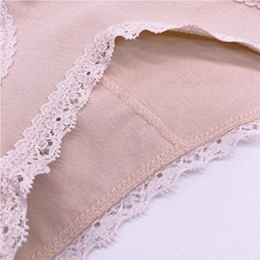 Pmrxi Pack of 8 Women's Thongs Cotton Breathable Panties Assorted Different 8 Colors