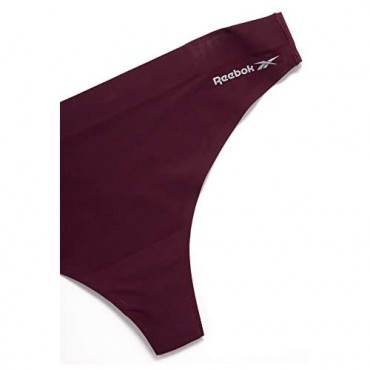 Reebok Women's Underwear - Low Rise No-Show Thong Panties (6 Pack)