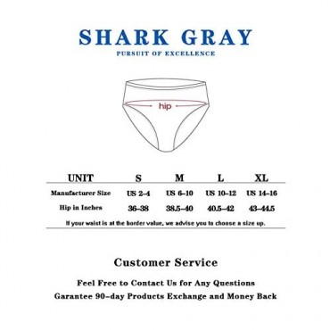 Shark Gray Women`s Seamless Stretch Thong Panties Soft No Show Underwear(6 Pack)
