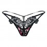 Women Sexy Floral Y-Back G-String Panties