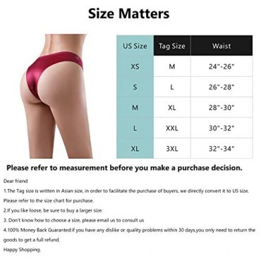 Womens Seamless Underwear Bikini Panties 6 Pack No Show Briefs Sexy Tangas Cheeky Pantys Frozen Lace Silk Hipsters